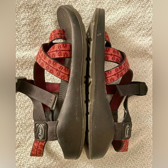 CHACO Women's Hiking Sandals Red/Black Size 6 - Picture 11 of 13